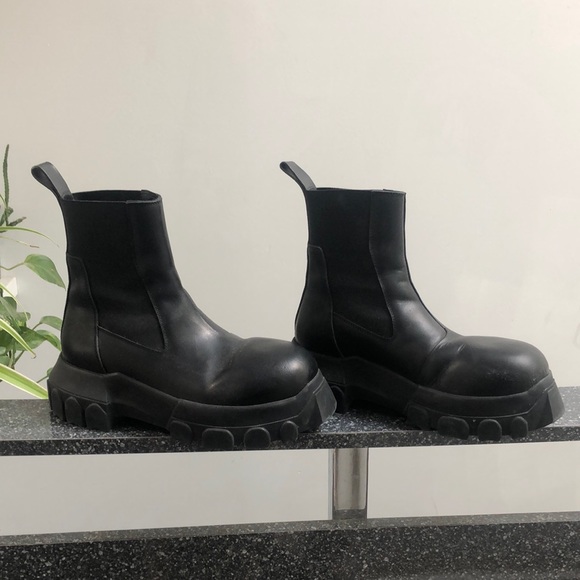 Rick Owens tractor boots - Picture 1 of 7
